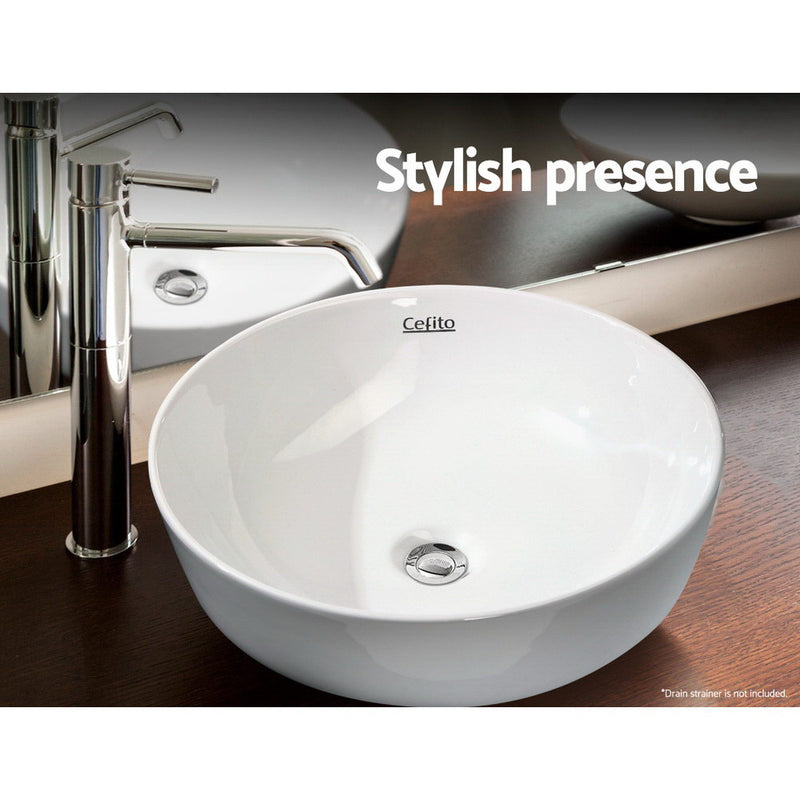 Ceramic Bathroom Basin Sink Vanity Above Counter Basins Hand Wash White