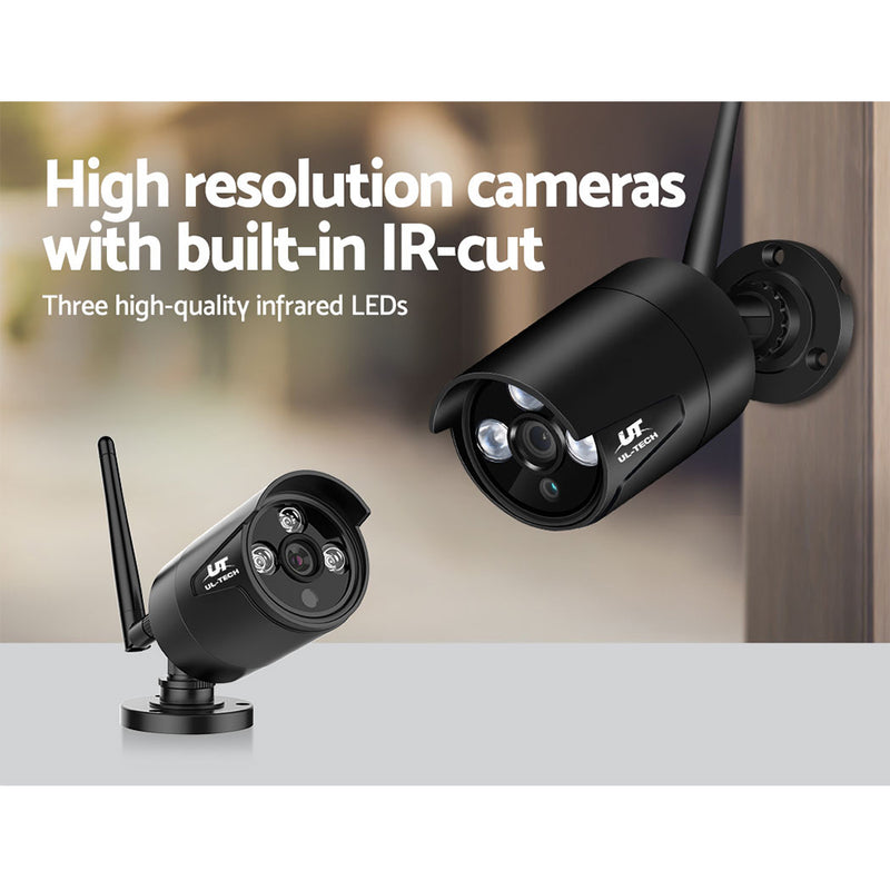 UL-TECH 1080P Wireless Security Camera System IP CCTV Home