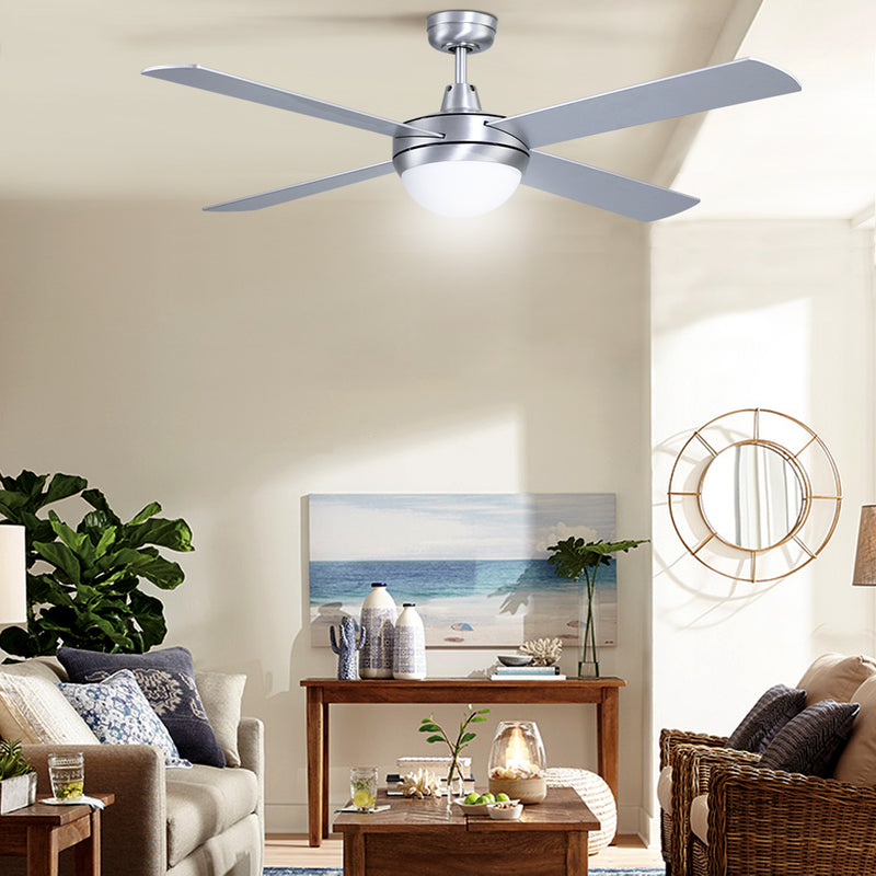 Devanti 52" Ceiling Fan with Light Silver