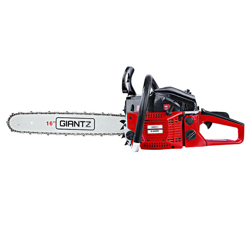 Giantz 45cc Petrol Commercial Chainsaw 16" Bar E-Start Pruning Chain Saw