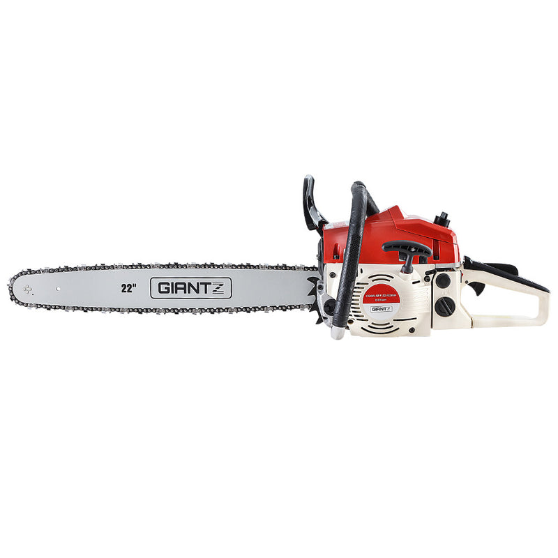 GIANTZ 75CC Petrol Commercial Chainsaw Chain Saw Bar E-Start Pruning