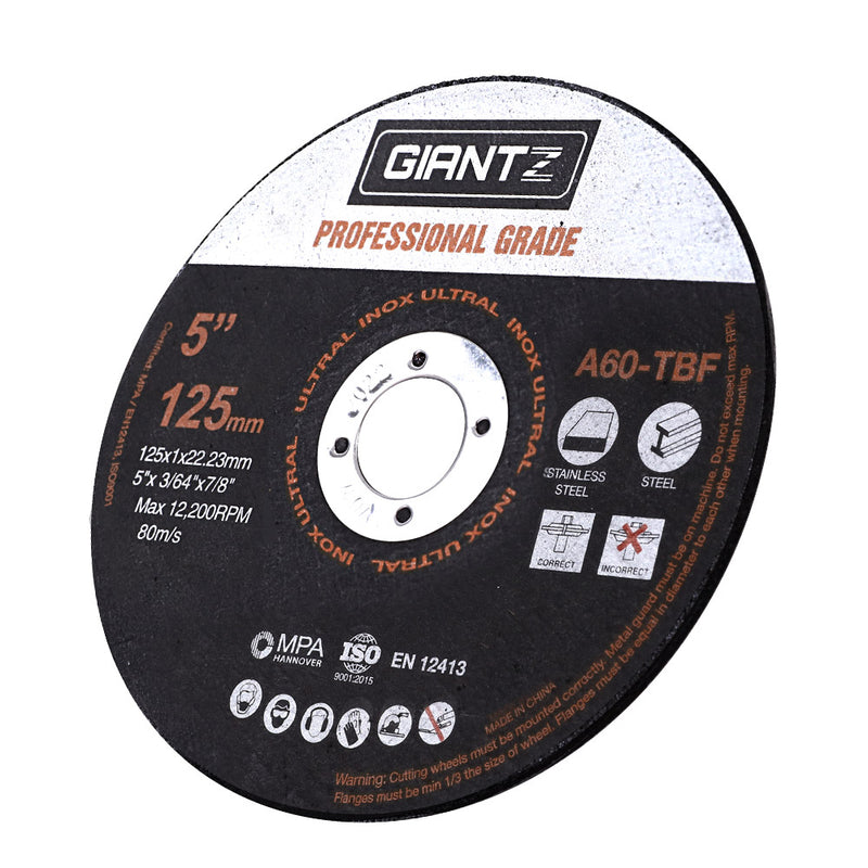 Giantz 100 x 5" Cutting Disc 125mm Metal Cut Off Wheel Angle Grinder Thin Steel