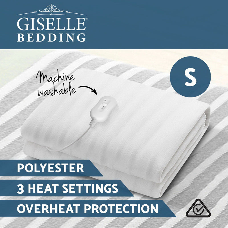 Giselle Bedding 3 Setting Fully Fitted Electric Blanket - Single