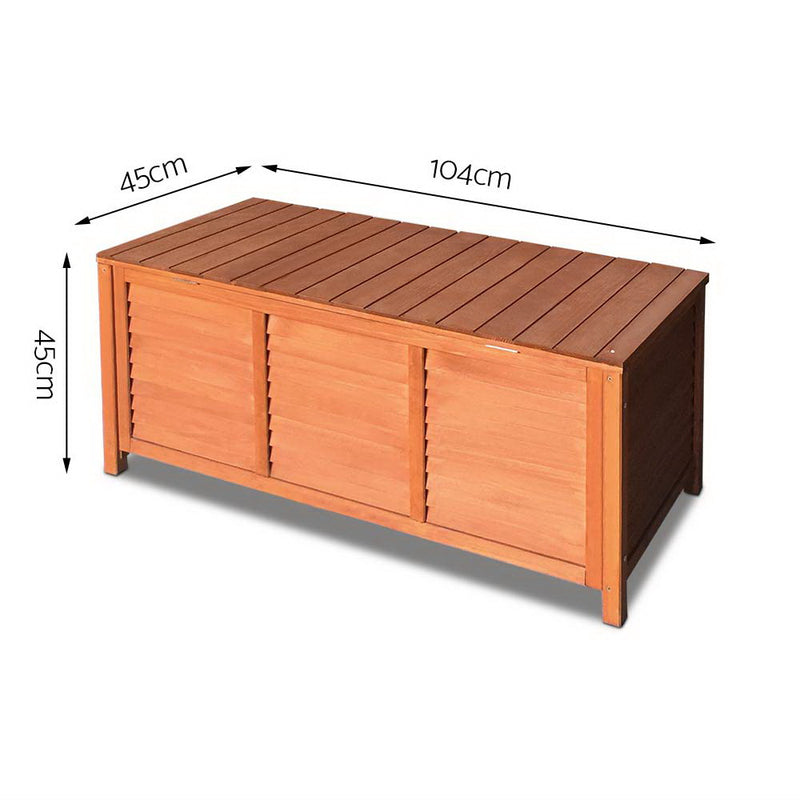 Outoor Fir Wooden Storage Bench