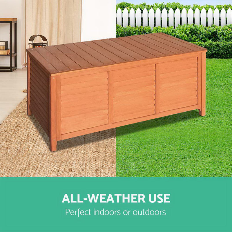 Outoor Fir Wooden Storage Bench