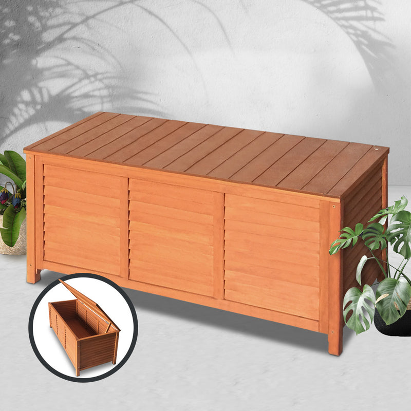 Outoor Fir Wooden Storage Bench