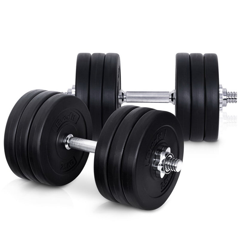 Everfit Fitness Gym Exercise Dumbbell Set 35kg