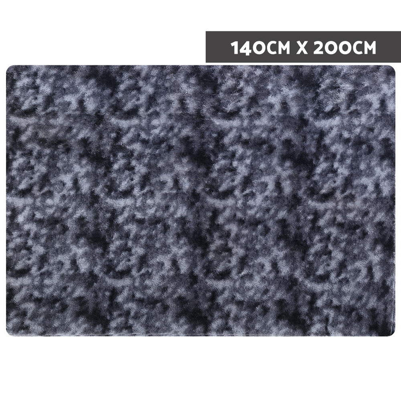 Gradient Floor Rug Shaggy Rugs 140x200cm Large Carpet Soft Area Bedroom