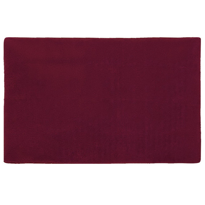 Shaggy Rug 140x200cm Burgundy