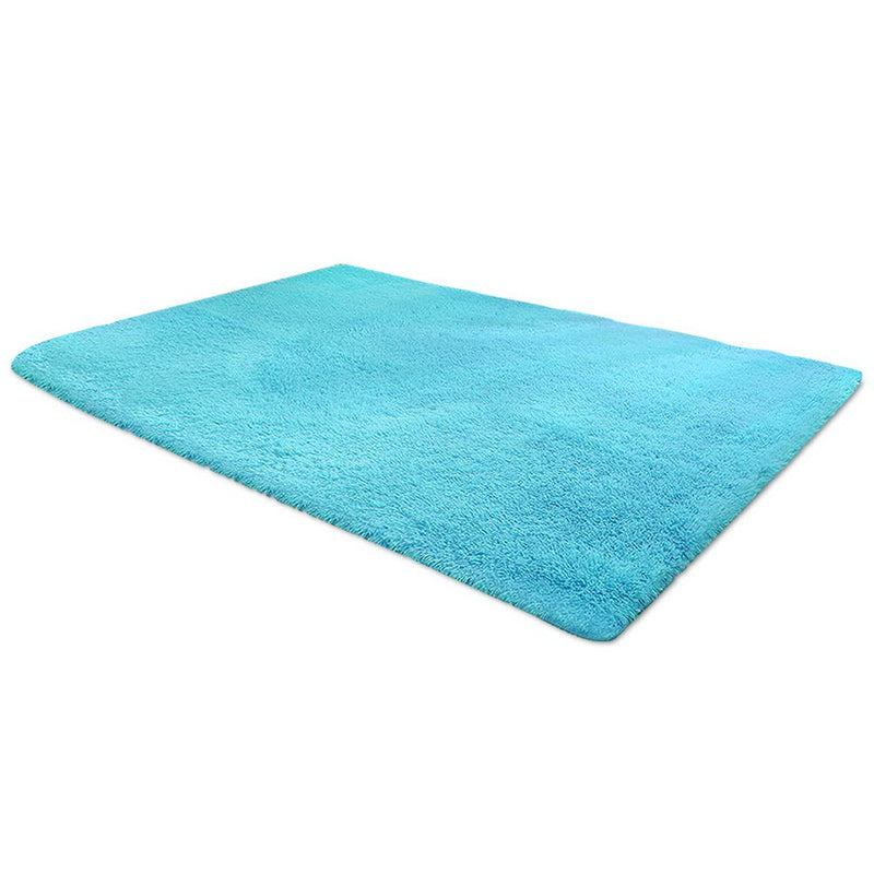 Shaggy Rug 140x200cm Turquoise