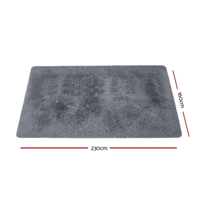 Floor Rugs Ultra Soft Shaggy Rug 160 x 230 Large Carpet Anti-slip Area