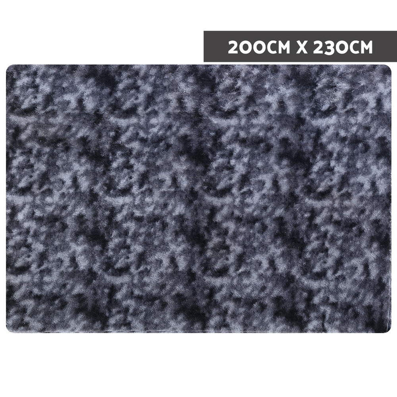 Gradient Floor Rugs Large Shaggy Carpet Rug 200x230cm Soft Area Bedroom