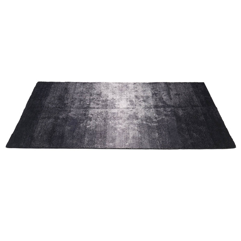 140x200cm Luxury Shaggy Rug Gradual Color Anti-slip Carpet Black