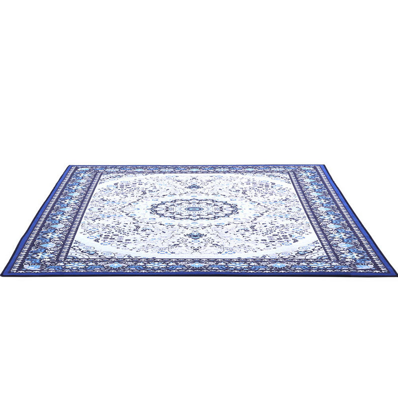 Short Pile Floor Rug 160x230cm Gaspar Blue