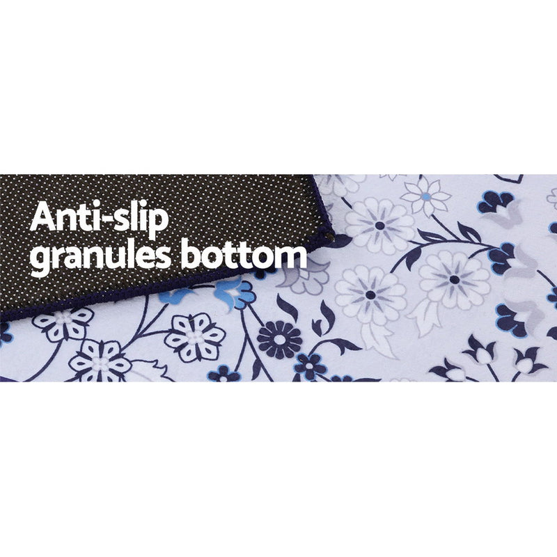 Short Pile Floor Rug 160x230cm Gaspar Blue