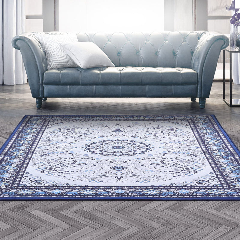 Short Pile Floor Rug 160x230cm Gaspar Blue