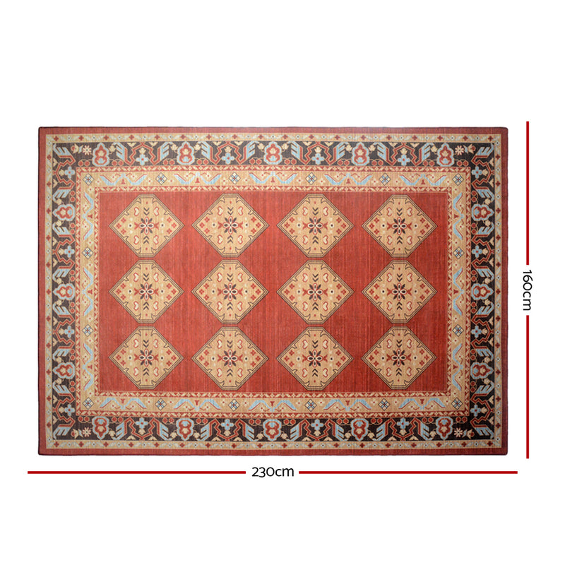 Floor Rugs Carpet 160 x 230 Living Room Mat Rugs Bedroom Large Soft Red