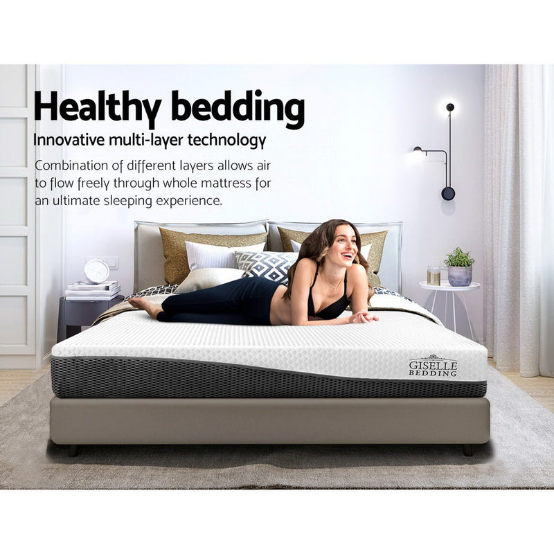 Giselle Bedding Double Size Memory Foam Mattress Cool Gel without Spring