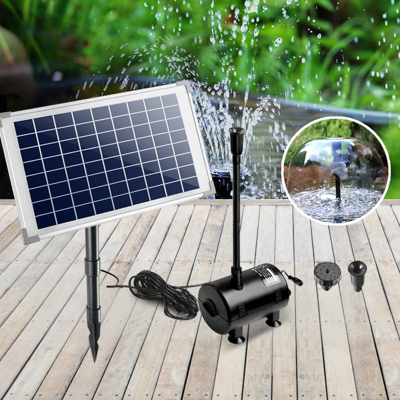 650L/H Submersible Fountain Pump with Solar Panel