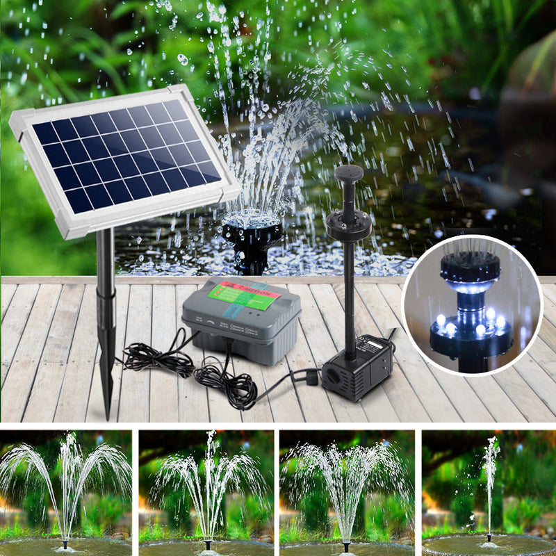 330L/H Submersible Fountain Pump with Solar Panel