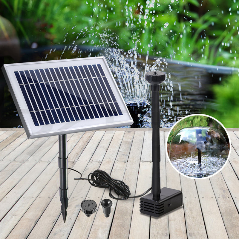 25W Solar Powered Water Pond Pump Outdoor Submersible Fountains