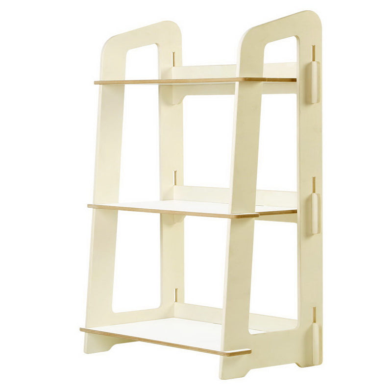 Kids Bookcase Childrens Bookshelf Storage Shelves Ladder Shelf Display WH