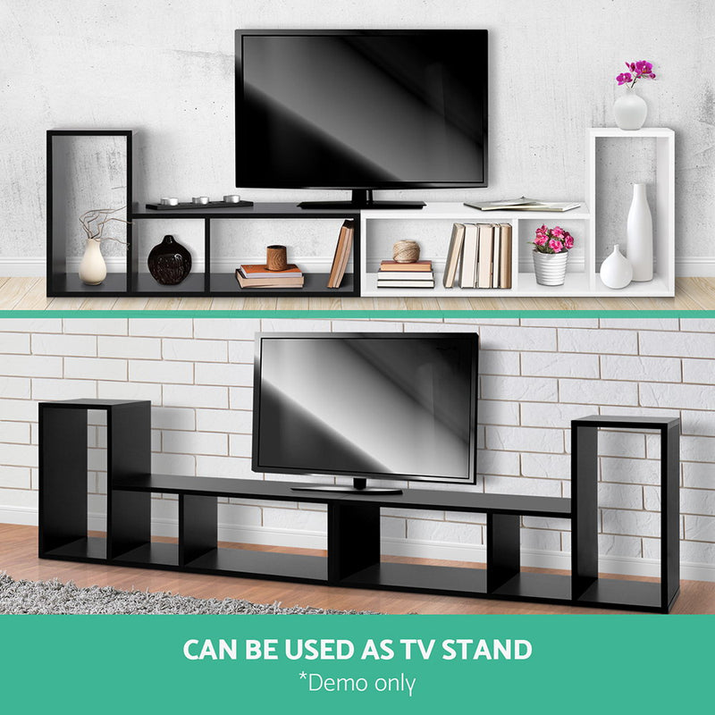 DIY L Shaped Display Shelf - Black