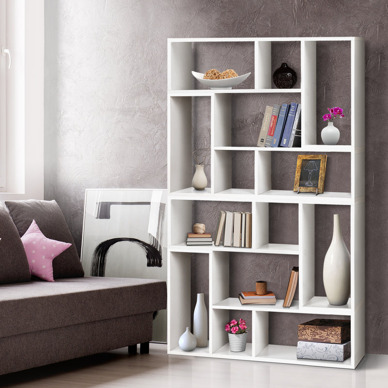 DIY L Shaped Display Shelf - White