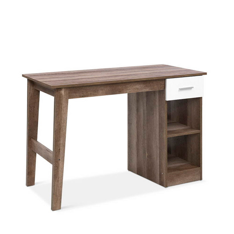 Scandinavian Office Computer Desk Student Study Table Workstation Shelf