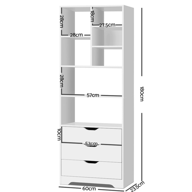 Display Drawer Shelf - White