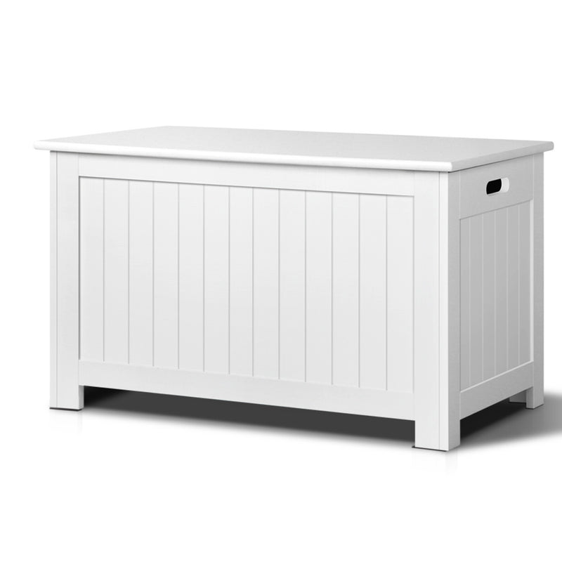 Keezi Kids Toy Box Storage Chest Cabinet Children Organiser White Container