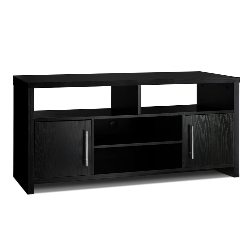 Entertainment Unit with Cabinets - Black