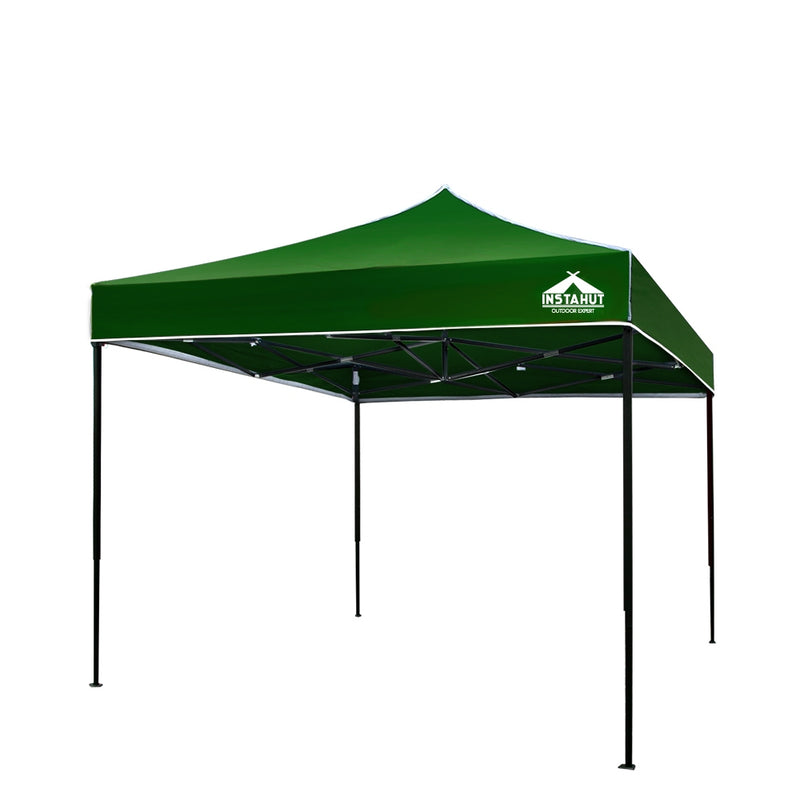 Gazebo Pop Up Marquee 3x3m Outdoor Tent Folding Wedding Gazebos Green