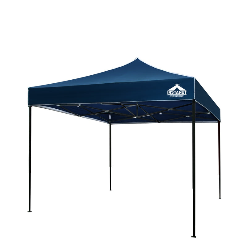 Gazebo Pop Up Marquee 3x3m Outdoor Tent Folding Wedding Gazebos Navy