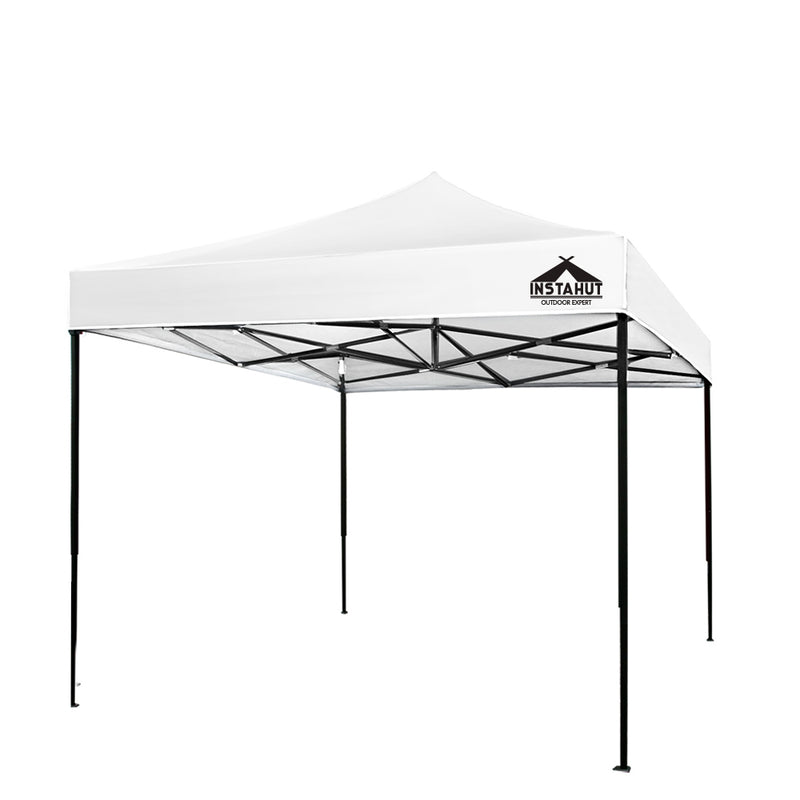 Gazebo Pop Up Marquee 3x3m Outdoor Tent Folding Wedding Gazebos White