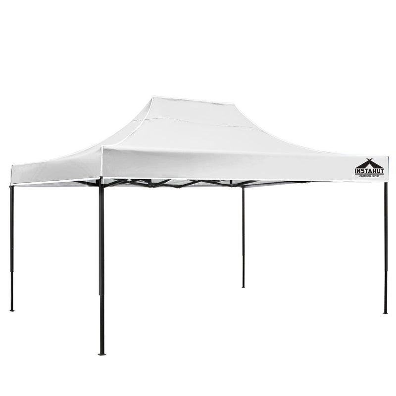 Gazebo Pop Up Marquee 3x4.5m Outdoor Tent Folding Wedding Gazebos White