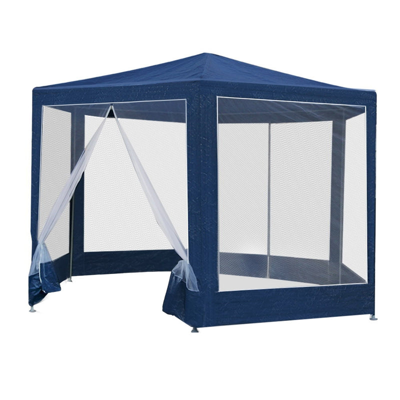 Gazebo Wedding Party Marquee Tent Canopy Outdoor Camping Gazebos Navy