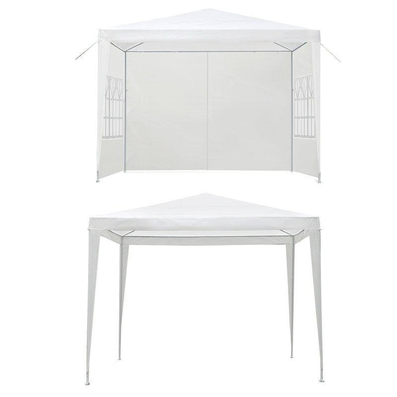 Gazebo 3x3m Outdoor Marquee Side Wall Party Wedding Tent Camping White 4 Panel