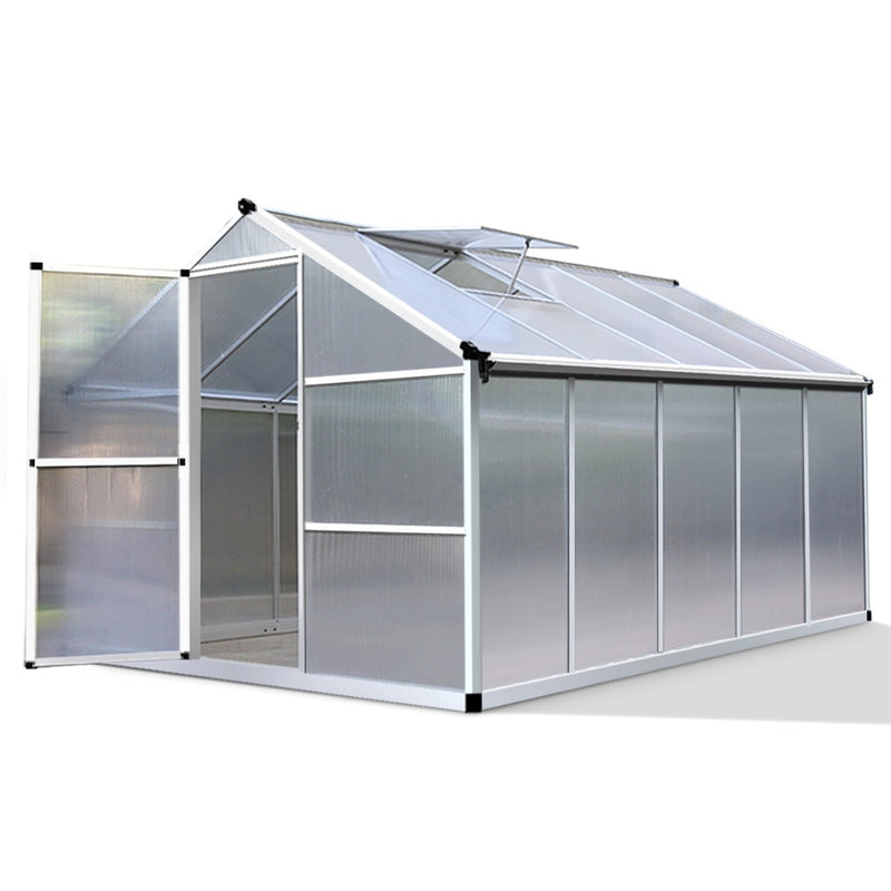 Greenhouse Aluminium Green House Garden Shed Greenhouses 3.02x2.5M