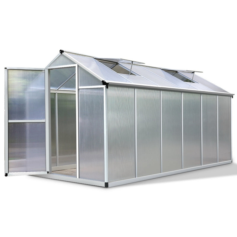 Greenhouse Aluminium Green House Gaden Shed Greenhouses 3.62x1.9M