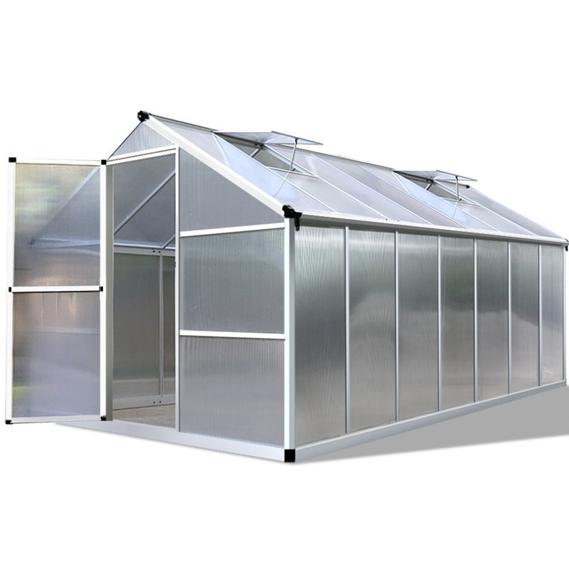 Greenhouse Aluminium Green House Garden Shed Greenhouses 4.22x2.5M