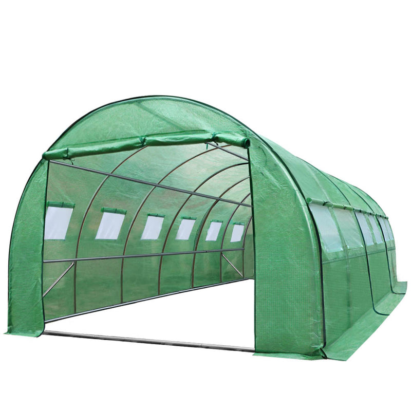 Greenhouse 6MX3M Garden Shed Green House Storage Tunnel Plant Grow