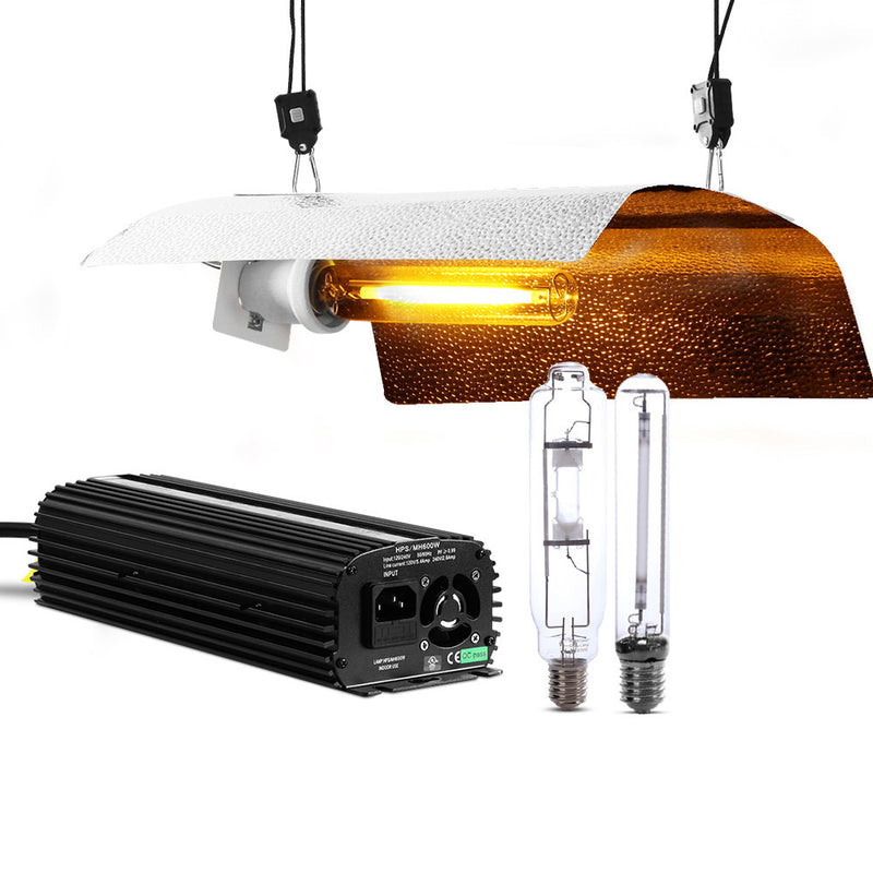 600W HPS MH Grow Light Kit Digital Ballast Reflector Hydroponic Grow System Kit