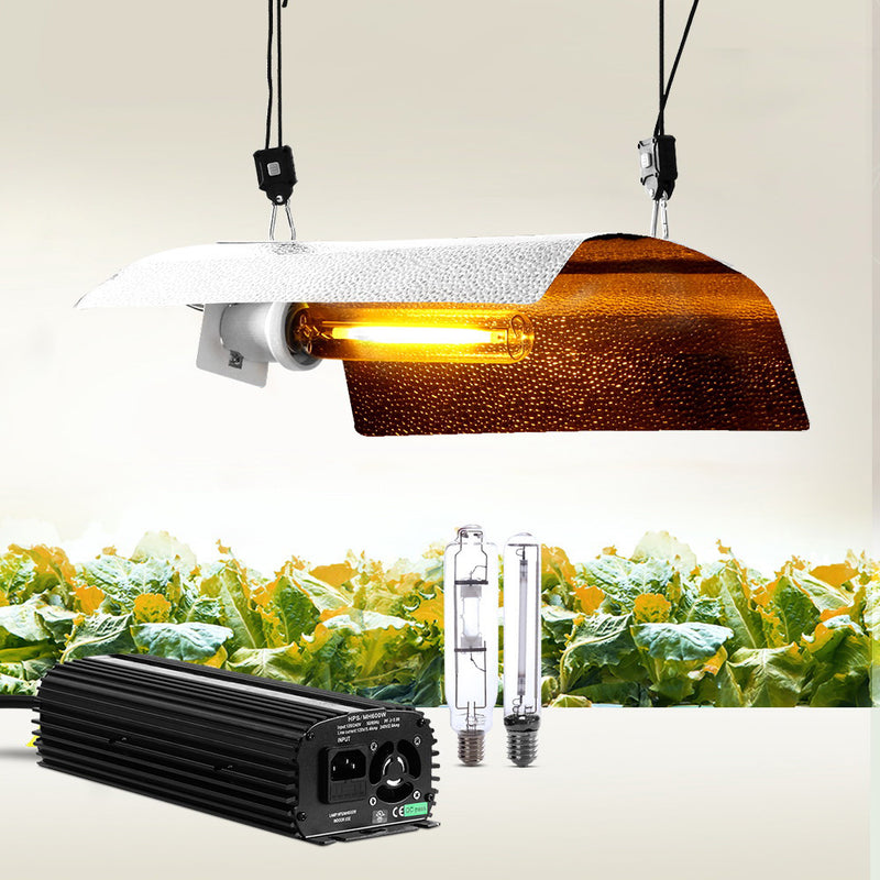 600W HPS MH Grow Light Kit Digital Ballast Reflector Hydroponic Grow System Kit