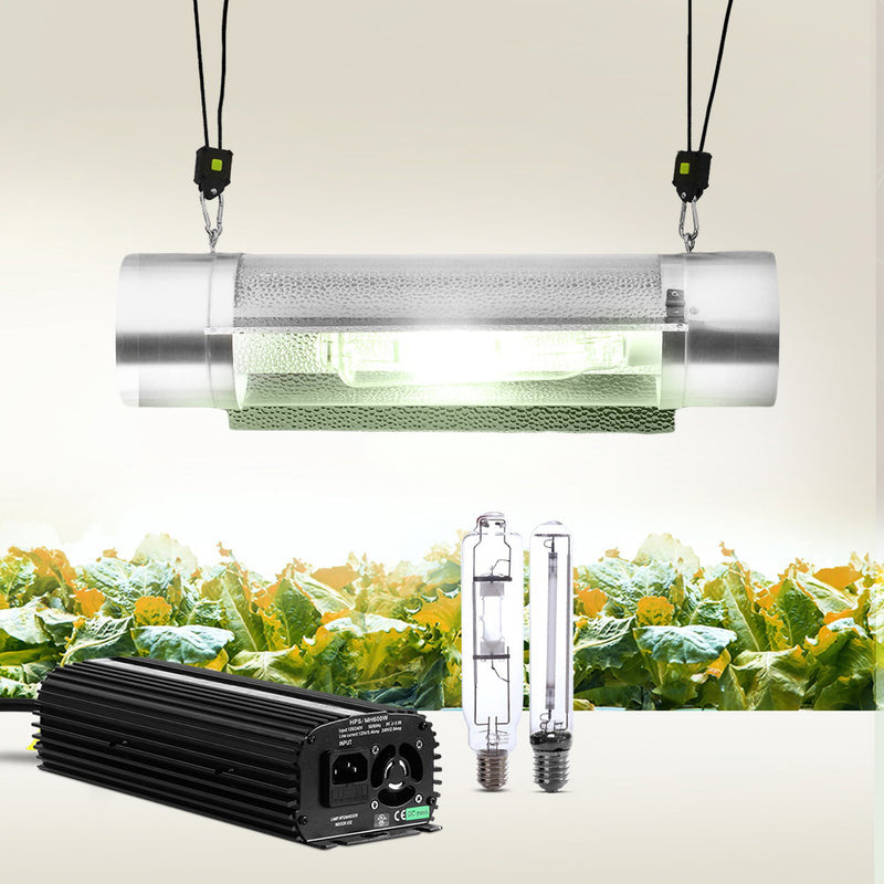 600W HPS MH Grow Light Kit Digital Ballast TUBE Reflector Hydroponic Grow System