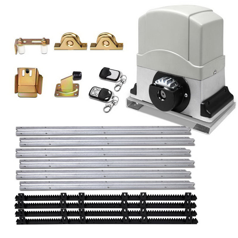 Electric Sliding Gate Opener 1200KG With Hardware Kit 4M Rail