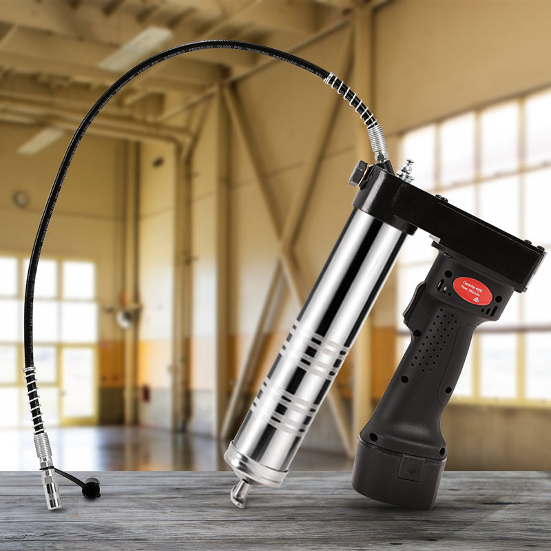 Giantz 12V Rechargeable Cordless Grease Gun - Black