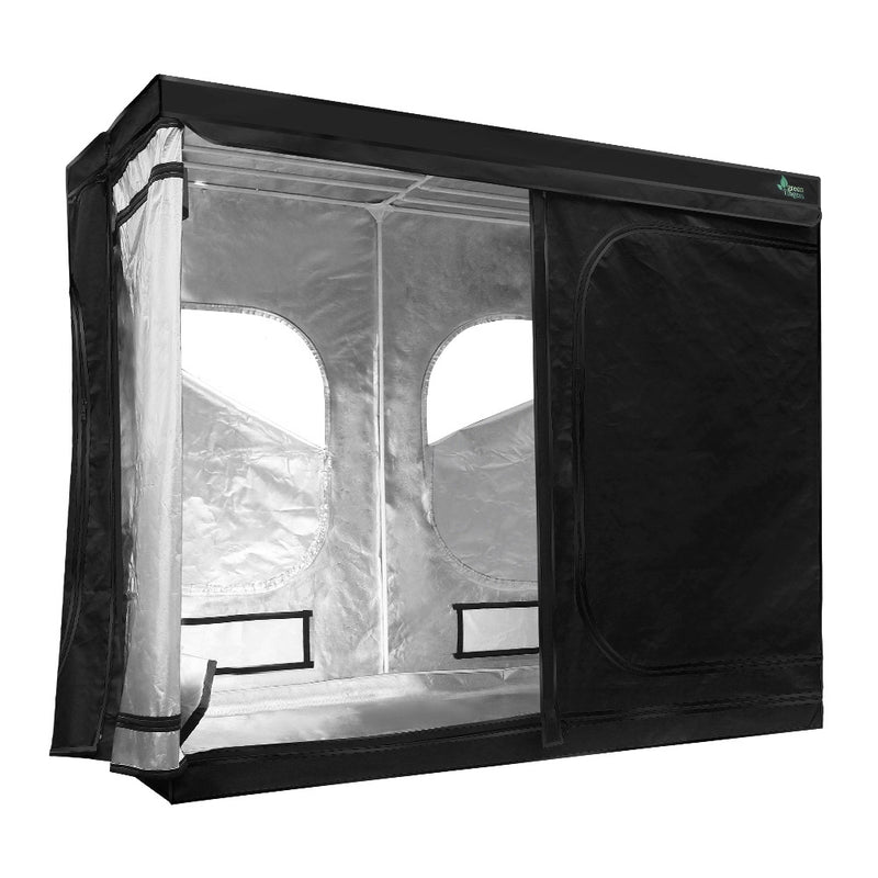 Hydroponics Grow Tent Kits Hydroponic Grow System 2.4m x 1.2m x 2m 600D Oxford