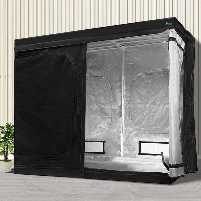 Hydroponics Grow Tent Kits Hydroponic Grow System 2.4m x 1.2m x 2m 600D Oxford