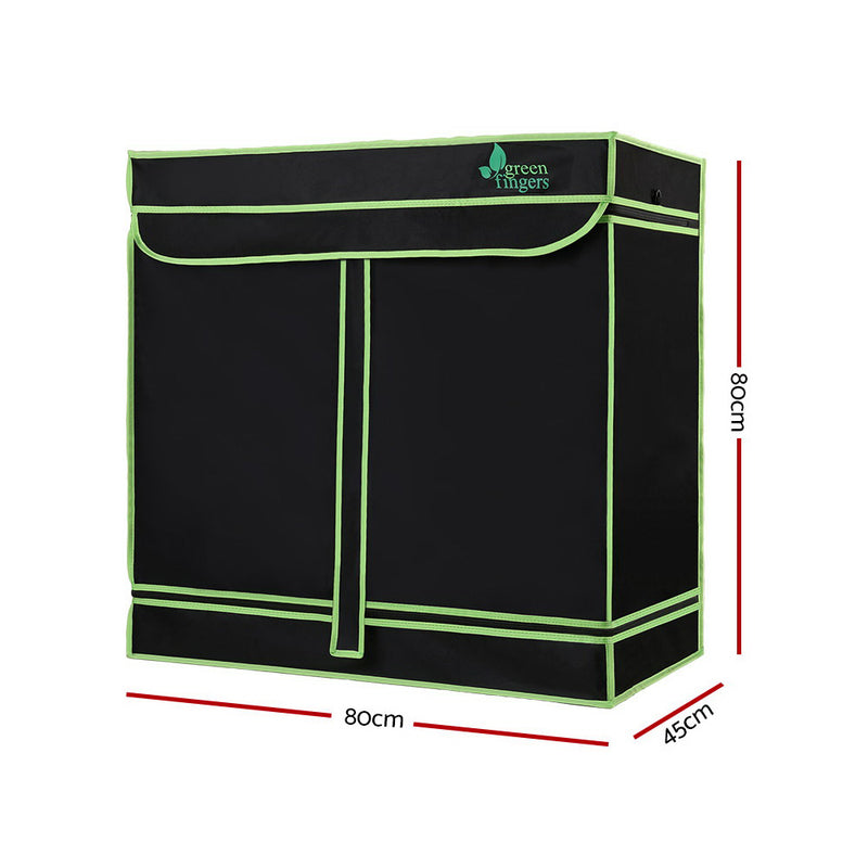 Grow Tents Hydroponics Plant Tarp Shelves Kit 80 x 45 x 80cm